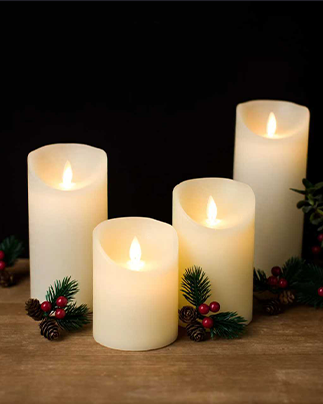 Lilin Pilar Tanpa Api