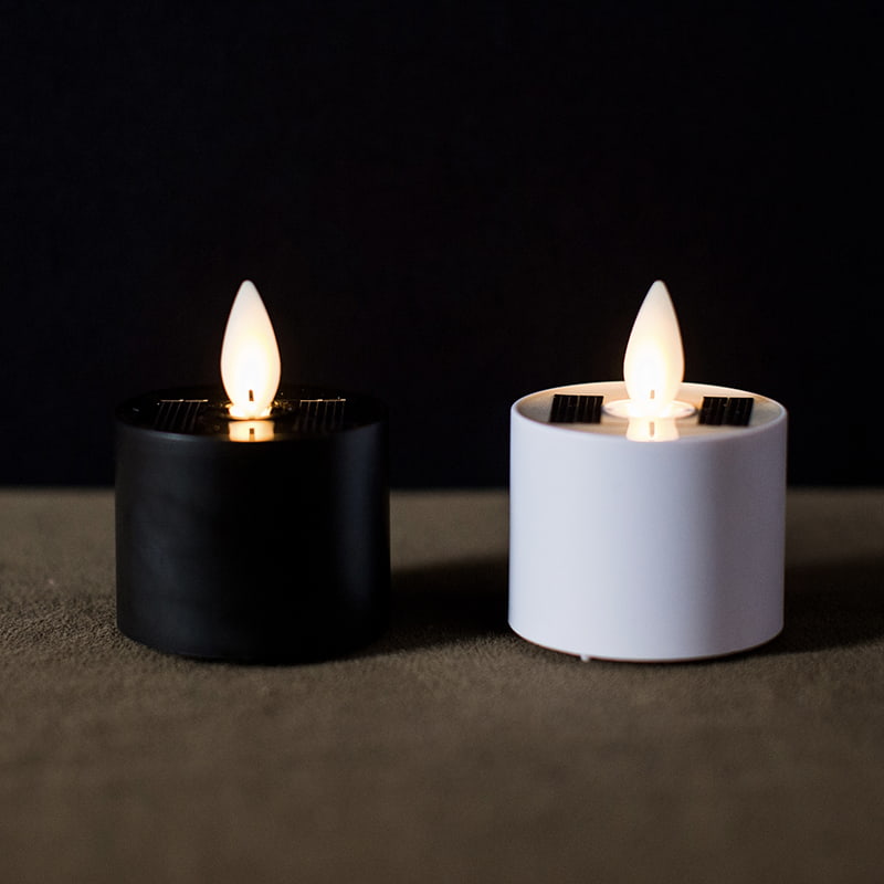 Lilin Tealight Tanpa Api LED Tenaga Surya