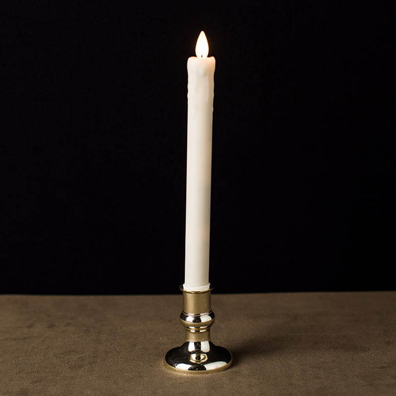 2 Pak Lilin Lancip Tanpa Api Lilin Menetes
