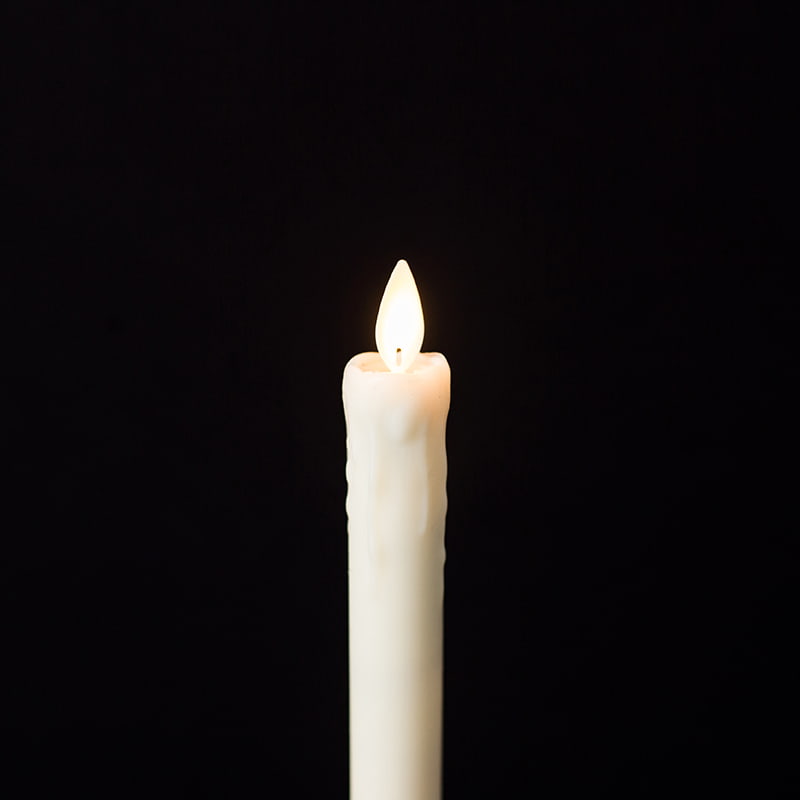 2 Pak Lilin Lancip Tanpa Api Lilin Menetes